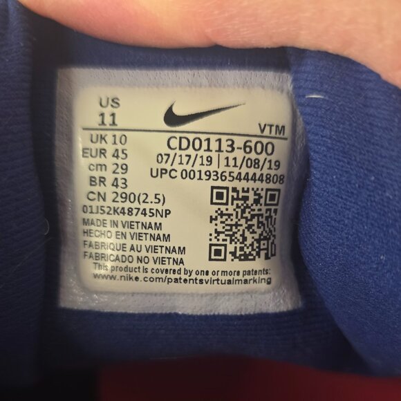 Nike Air Max 270 React Raspberry Ripple Men's Size 11 Sneakers - Picture 7 of 7